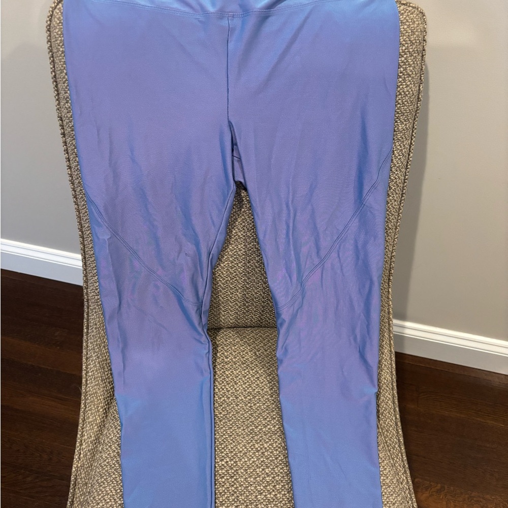 Koral Purple holographic Leggings